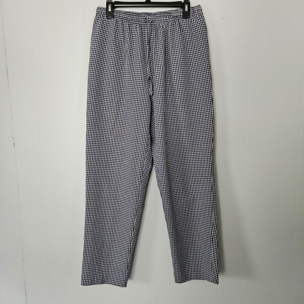 Vintage Gingham‎ Pants Womens 28 Drawstring Waist Pocket Gramacore